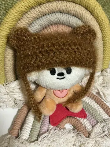 TXT 뿔바투 곰 귀 니트 모자