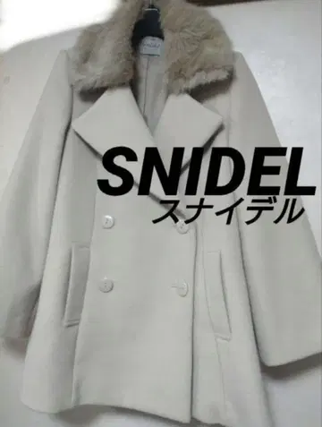 스나이델 SNIDEL 퍼 포함 인기 A라인 P코트 2WAY
