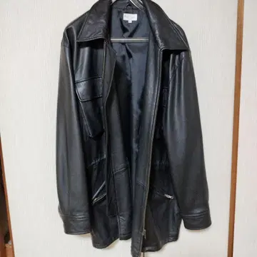 폴 스미스 블랙 가죽 자켓 M 사이즈