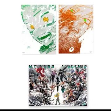 나의 히어로 아카데미아 히로아카 원화전 A2 B2 포스터 세트