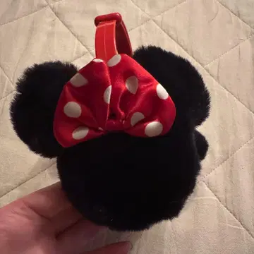 미니 귀도리 귀도리 블랙 리본 디즈니