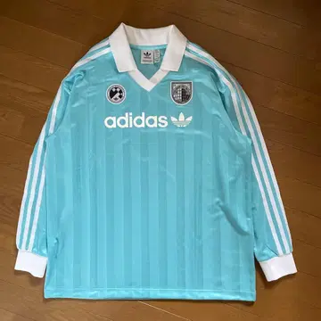 새상품급 아디다스 남성용 여성용 긴팔 피케 셔츠 한국 한정판 S M L