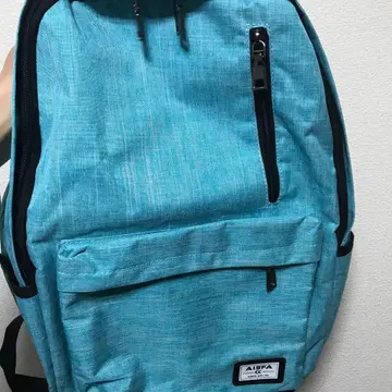 스카이블루 나일론 백팩 백팩