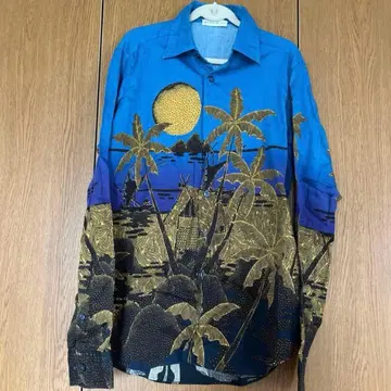 ETRO 야자수 패턴 셔츠 S 사이즈