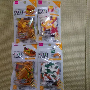 다이소 푸치블록 음식 4세트 단종