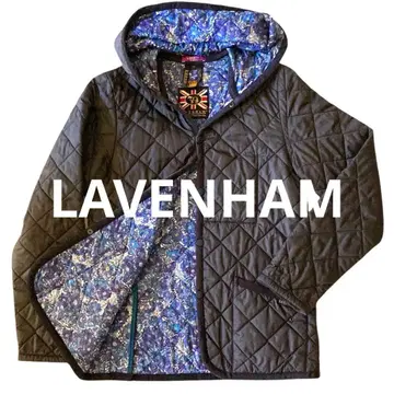 LAVENHAM LIBERTY 꽃무늬 네이비 퀼팅 자켓 M