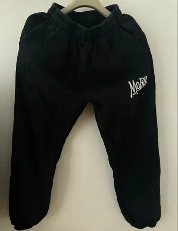 MOBB 블랙 스웨트 팬츠 M