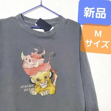 새상품 디즈니 라이온킹 트레이닝복 심바 맨투맨 티몬