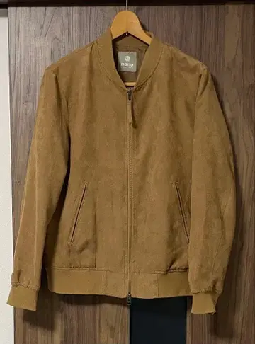 나노 유니버스 스웨이드 블루종 자켓