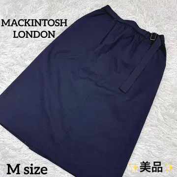 새상품급 MACKINTOSH LONDON 린넨 혼방 스커트 M