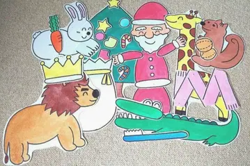 숲의 크리스마스 패널극장