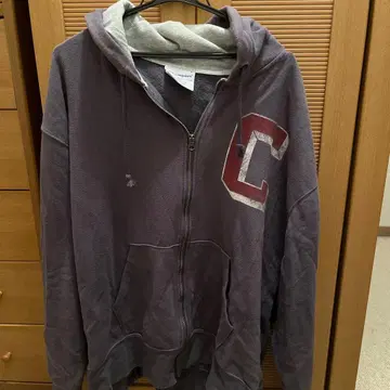 Champion 집업 후드티 2XL