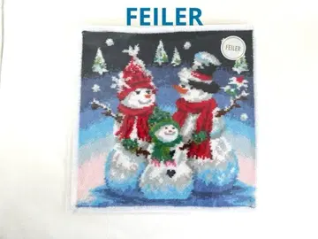 [페이] 슈네만파밀리에 눈사람 손수건 (WEB 한정판)