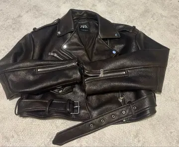 ZARA 브라운 라이더 자켓 XS