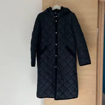 BEAMS 네이비 퀼팅 자켓