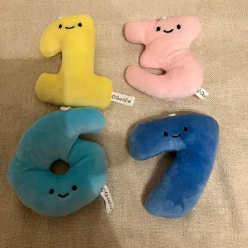 닛코리-노 숫자 봉제 인형 4종 세트