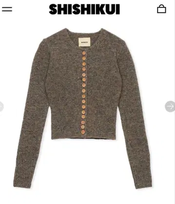 미사용 새상품 SHISHIKUI MANY BOTAN / KHAKI