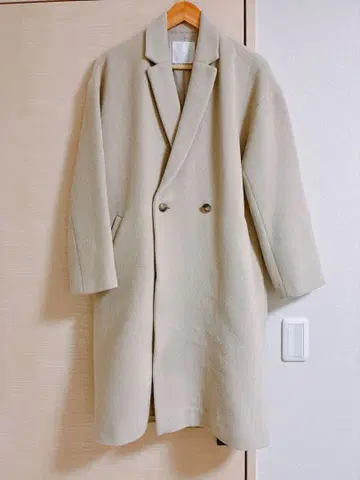 갸루다 가란테 울 나일론 오버 체스터 코트