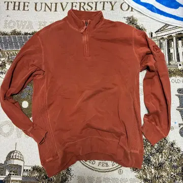 Eddie Bauer 오렌지 하프 지퍼 L 사이즈