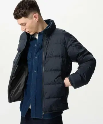 UNIQLO 울트라 라이트 다운 자켓 (3D 컷) 네이비