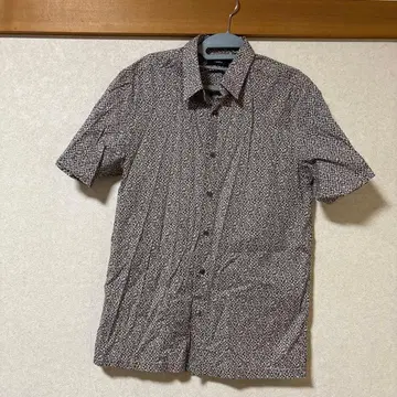 Theory 꽃무늬 반팔 셔츠 베이지 계열