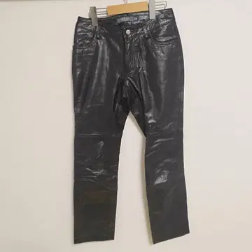 S 사이즈 상당 GAP 가죽 팬츠 부츠컷 올드 갭