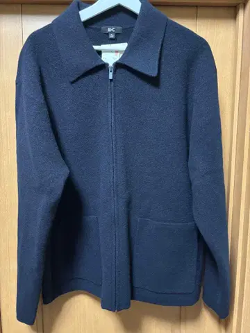 유니클로 C 니트 풀 지퍼 자켓 네이비 XL 미사용