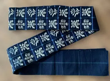 자수 장식 남성용 오비