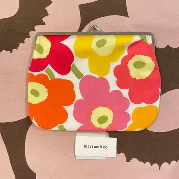 마리메꼬 큰 가마구치 파우치 멀티 컬러