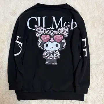 세실 맥비 산리오 쿠로미 맨투맨 트레이닝복 레오파드 무늬 속기모