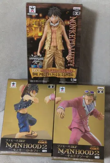 원피스 피규어 필름 골드 루피 조로 3체 세트 남코 한정판