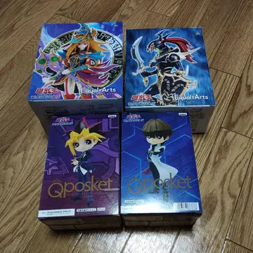 유희왕 피규어 4세트 EqualArts Qposket