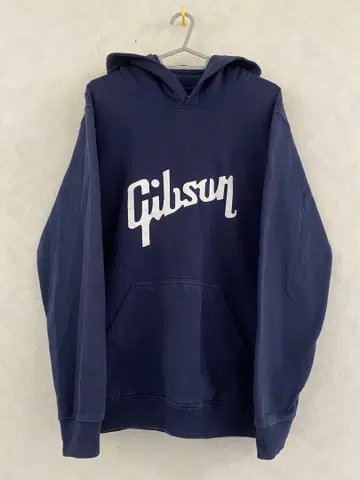 Gibson 후드티 사이즈 L 네이비 깁슨 Hoodie 기타