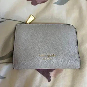 KATE SPADE 아바 컬러 블록 지퍼 바이폴드 지갑
