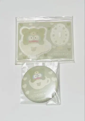 산리오 라떼곰 카페 한교동 아크릴 스탠드 캔뱃지 아크릴 스탠드