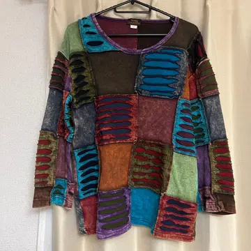 Rising International 패치워크 니트 M