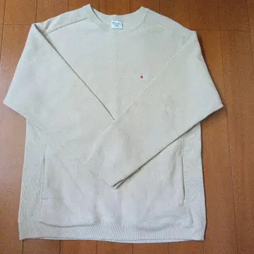 베이지 크루넥 트레이닝복