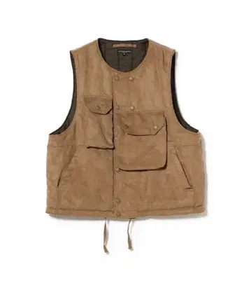 엔지니어드 가먼츠 커버 베스트 (페이크 스웨이드 프리마 로프트)