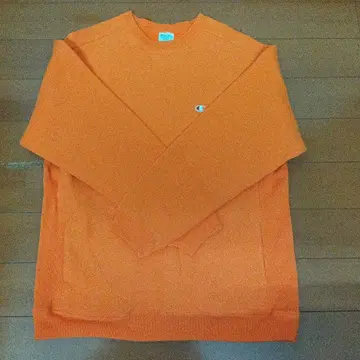 Champion Reverse Weave 오렌지 L