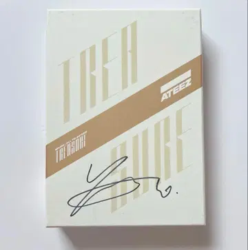 ateez 우영 친필 사인 앨범