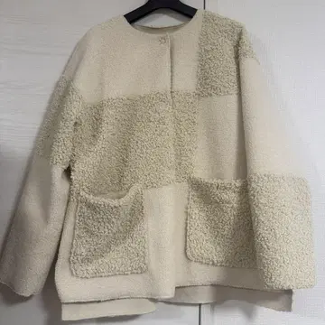 LOWRYSFARM 노카라 보아 자켓 리버서블 새상품급