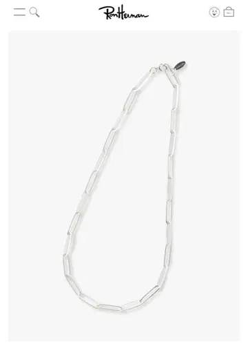 [ 론 헤르만 구매 ] I'M OK 페이퍼 클립 체인 목걸이