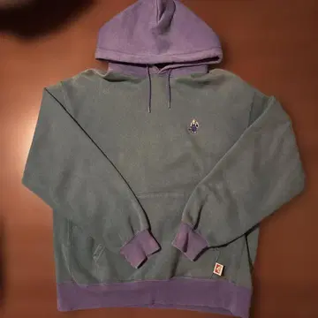 BEN DAVIS 그린/퍼플 후드티 L