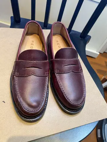 REGAL 버건디 로퍼