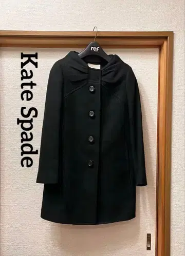 새상품급 케이트 스페이드 Kate Spade 블랙 리본 코트