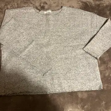 doux bleu 그레이 스웨터