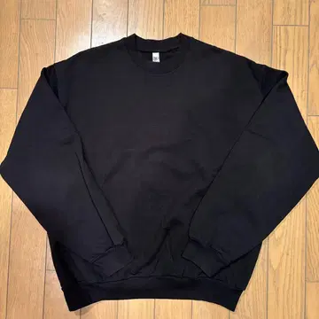 로스앤젤레스 어패럴 맨투맨 블랙 XL 사이즈