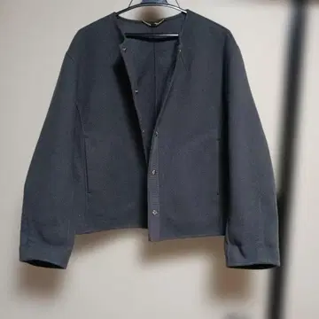 노카라 자켓 카키 40