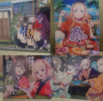 샵 한정판 리코리스 리코일 클리어 파일 세트