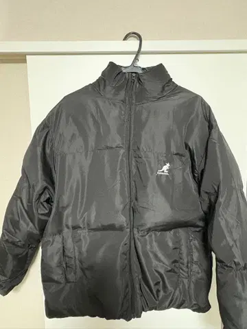 블랙 다운 자켓 집업